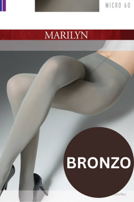 Marilyn rajstopy Micro 60 matowe z mikrofibry - bronzo