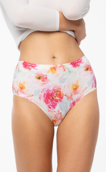 Julimex majtki damskie z wysokim stanem PEONY SIMPLE MAXI