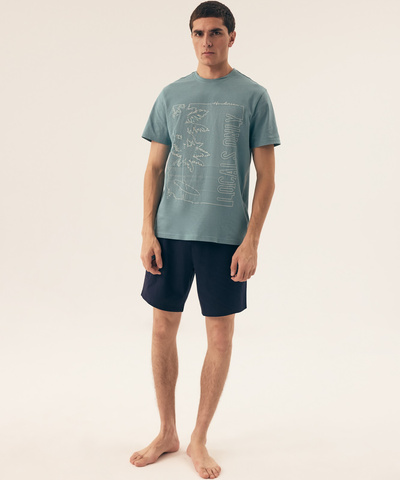 Henderson krótka piżama męska 42598 SURF - zielony