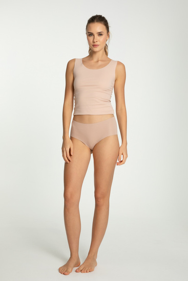 Majtki damskie z wysokim stanem bawełniane Julimex Cotton Mood Maxi