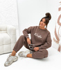 Ocieplany dres damski bawełniany VE105 cappuccino