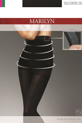 Korygujące rajstopy MARILYN TALIA CONTROL 100 czarne