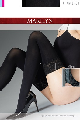 Kryjące pończochy samonośne Marilyn Chance 100