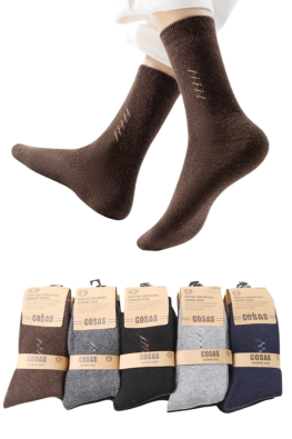 4x Kaszmirowe skarpetki męskie ADP60-01