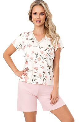 Donna krótka kobieca piżama z wiskozy AMARIS 1/2