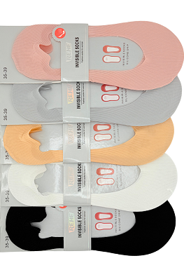 5x Balerinki damskie w delikatnych kolorach A241 