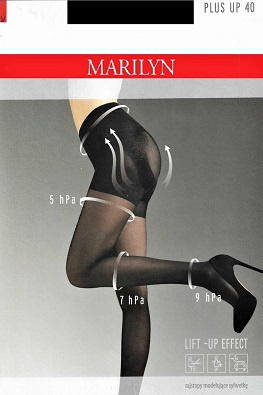 Rajstopy modelujące Marilyn Plus Up 40den - visone