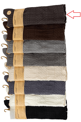 COSAS PODKOLANÓWKI DAMSKIE KASZMIROWE BDP8-99 - brąz