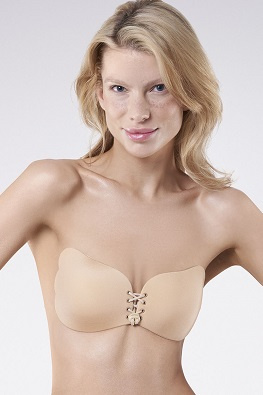 Samonośny biustonosz naklejany beżowy JULIMEX BS-05 WOW