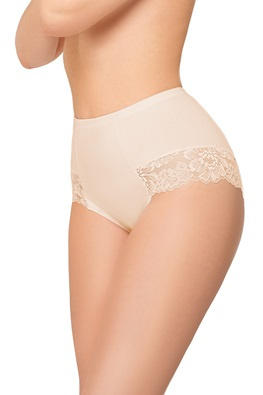 Wysokie majtki damskie Ewana figi 089 - beżowy