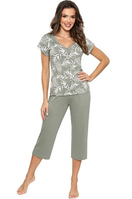 Donna piżama damska z wiskozy Paloma 3/4