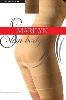 Marilyn majtki wyszczuplające Slim Body - czarny