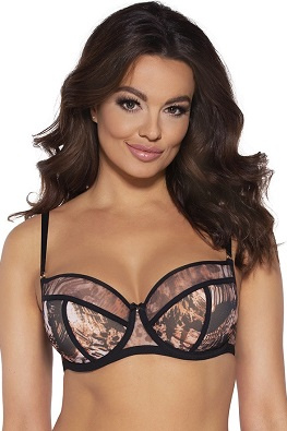 AVA BIUSTONOSZ SEMI SOFT AV 2029 WILD BLACK