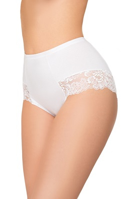 Wysokie majtki damskie Ewana figi 089 - biały