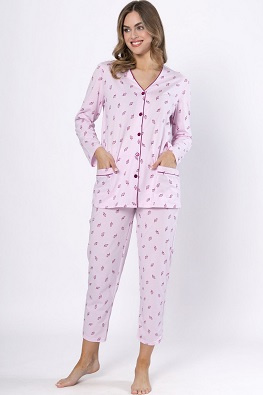 Piżama damska rozpinana elegancka Leveza Samira 1631