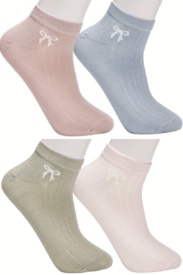 5x Skarpetki damskie bawełniane 93289