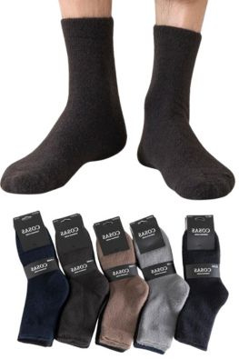 4x Kaszmirowe skarpetki męskie ciepłe ADP8-01