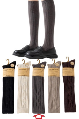 PODKOLANÓWKI DAMSKIE KASZMIROWE BDP8-98 - grafit