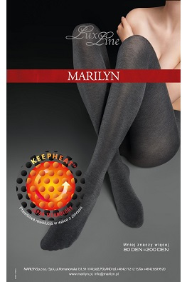 MARILYN RAJSTOPY EXCLUSIVE KEEP  HEAT - CZARNY